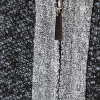 Wool Vest with Zipper and Sweater - Leon