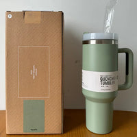 Vacuüm Geïsoleerde Beker met Deksel en Rietje - ThermoTumbler