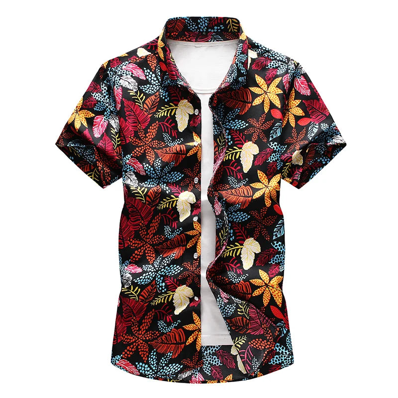 Sammy Jackson™ Derk Plus Size Shirt | Summery & Cheerful