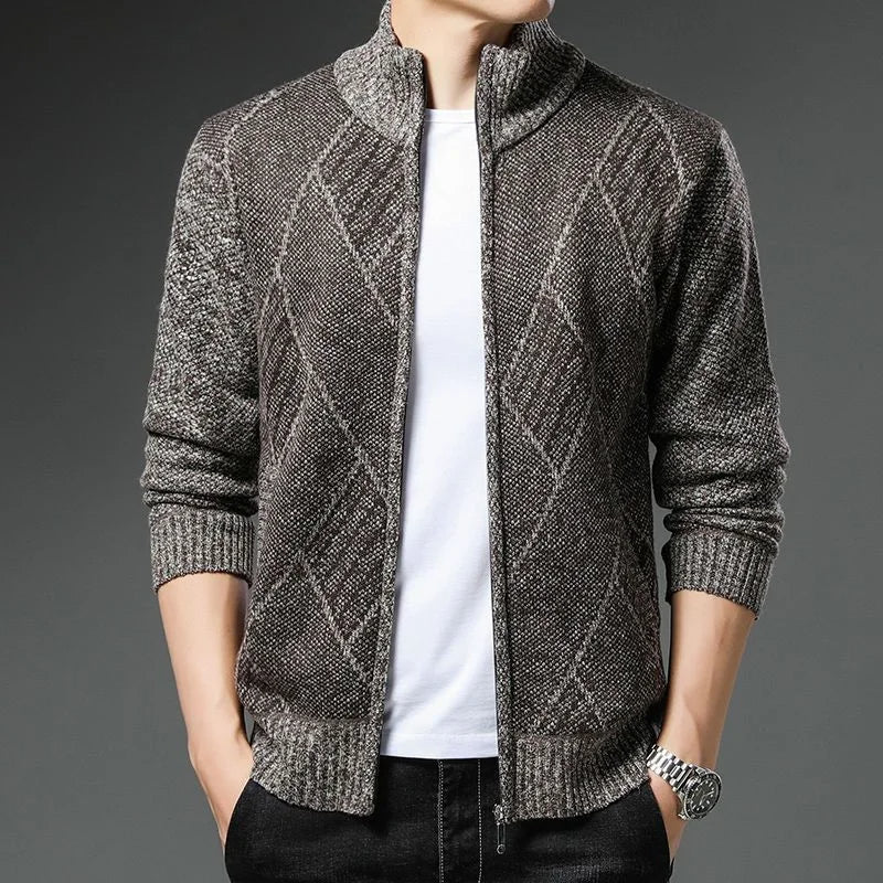 Sammy Jackson™ StripeZip Vest | Trendy striped winter vest