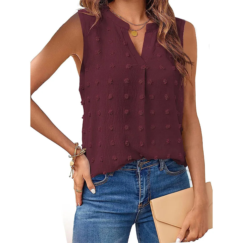 Sammy Jackson™ Selina Top | Mouwloos & Trendy