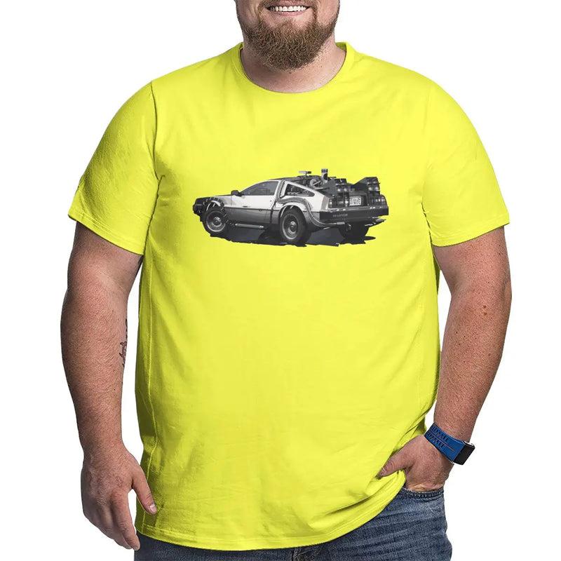 Sammy Jackson™ Back To The Future Delorean T-Shirt | Plus size T-shirt