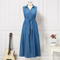 Sammy Jackson™ Melissa Plus-Size Denim Dress | Stylish & Casual