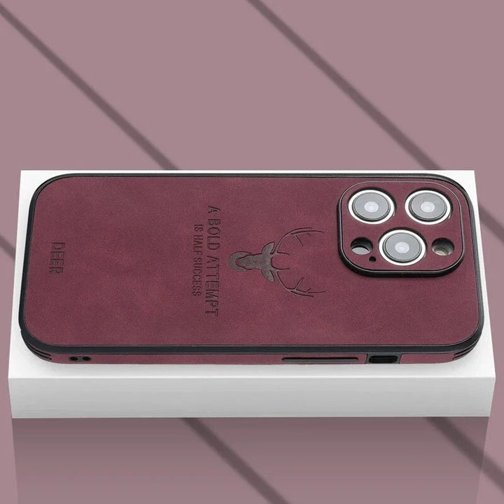 Luxury Deer Leather iPhone Case – Veltro