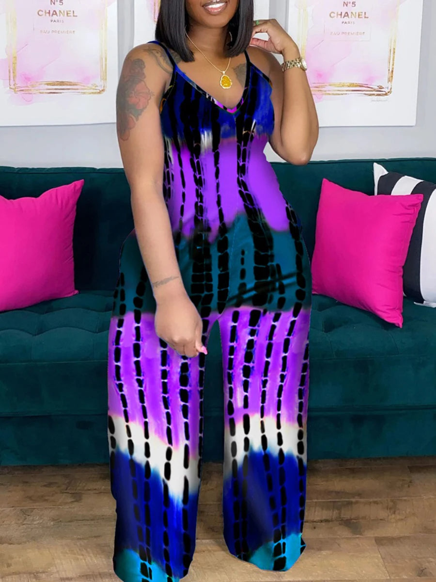 Sammy Jackson™ Noé Plus Size Jumpsuit | Trendy & Summery
