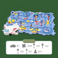 Educational Vehicle Puzzle Set - CleverKids