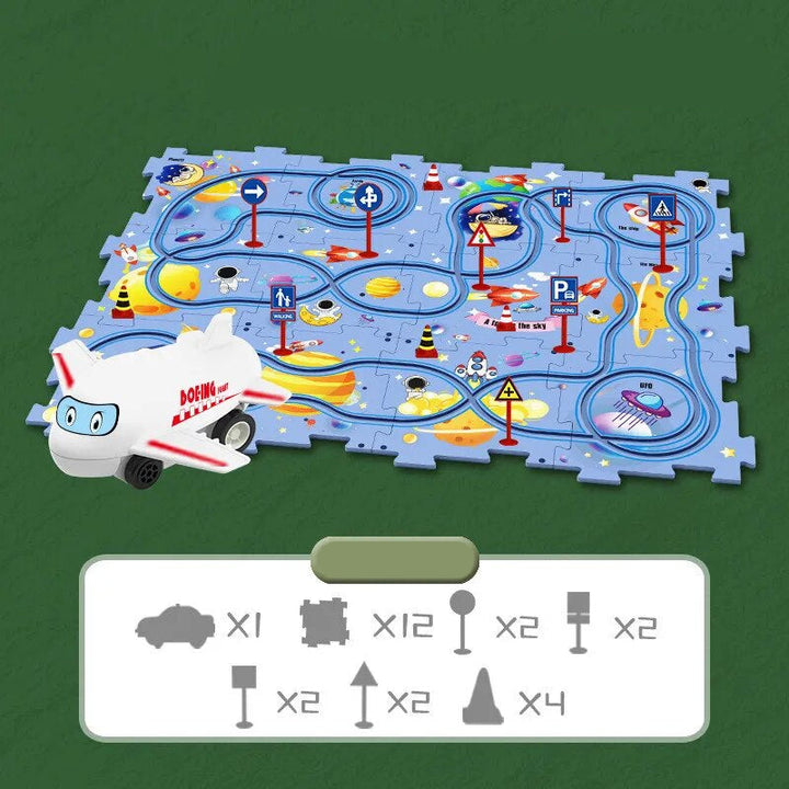 Educational Vehicle Puzzle Set - CleverKids