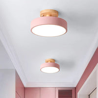 Skandynawska lampa sufitowa LED - NordWood