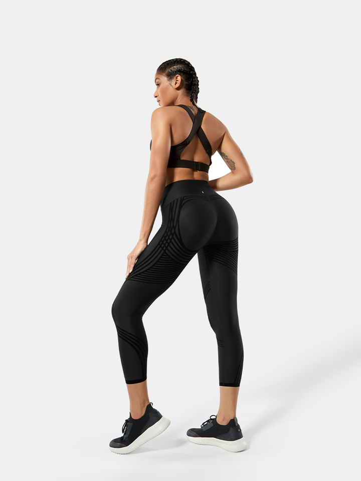 High-Waisted 7/8 Gym Leggings - Meredith