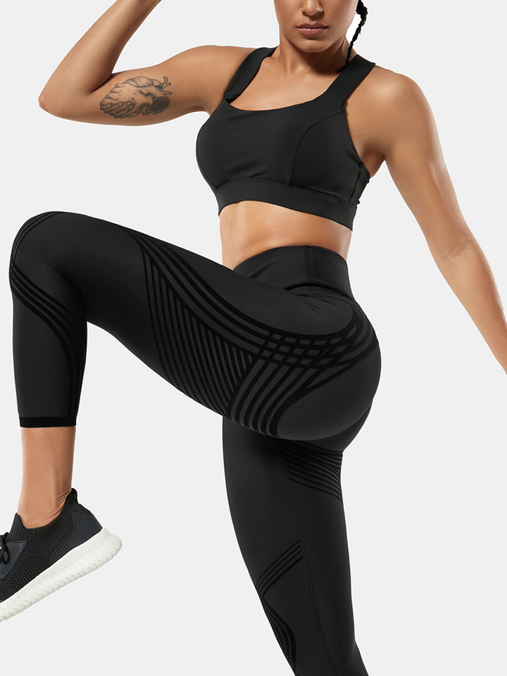 High-Waisted 7/8 Gym Leggings - Meredith