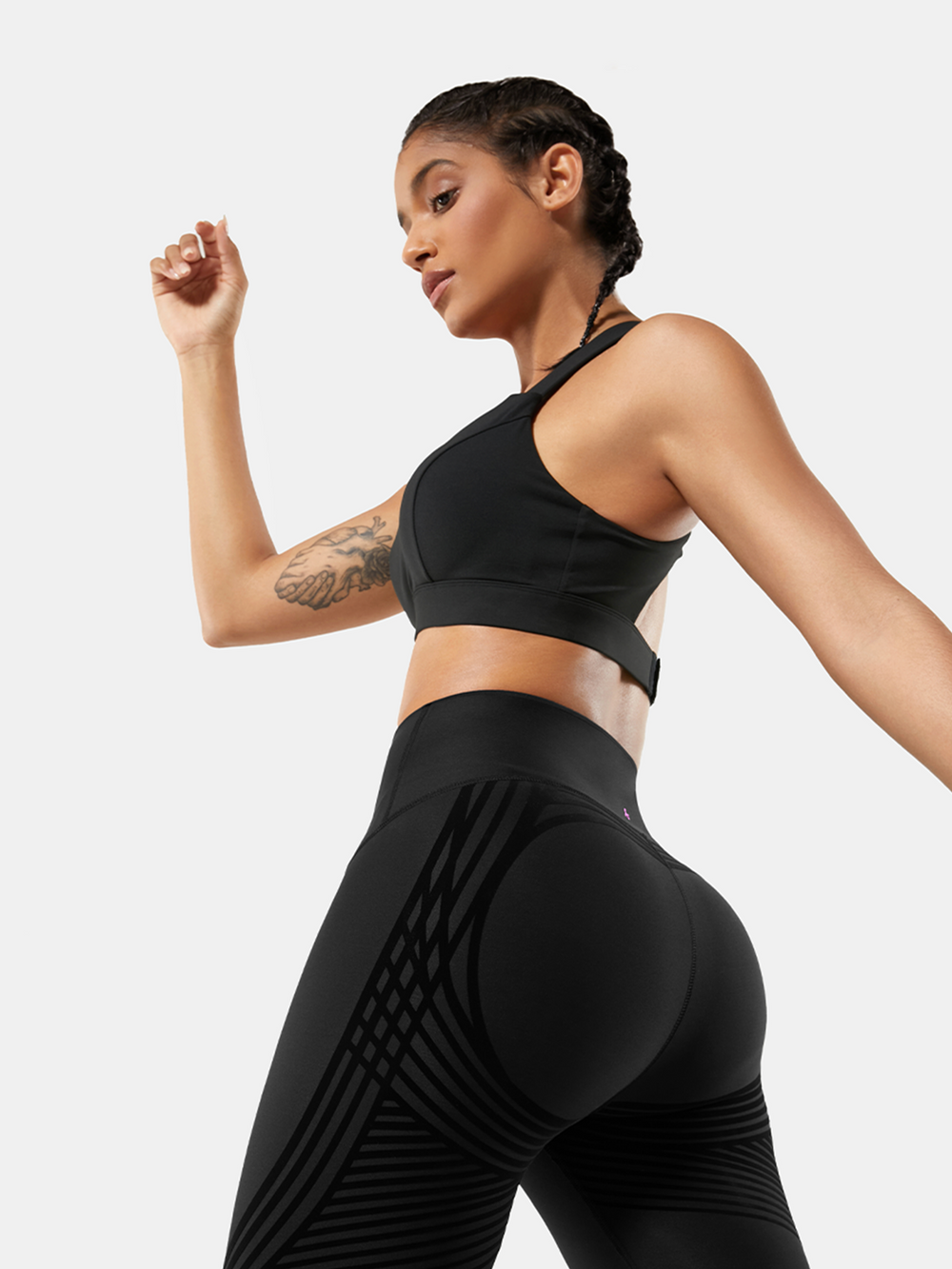 High-Waisted 7/8 Gym Leggings - Meredith