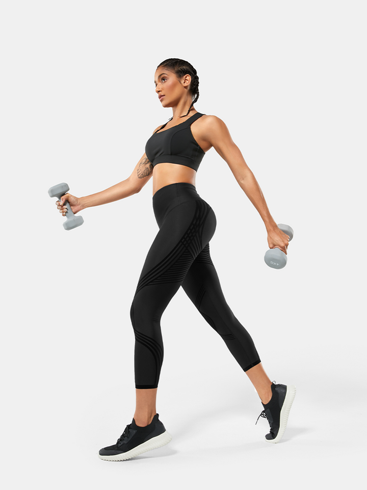 High-Waisted 7/8 Gym Leggings - Meredith