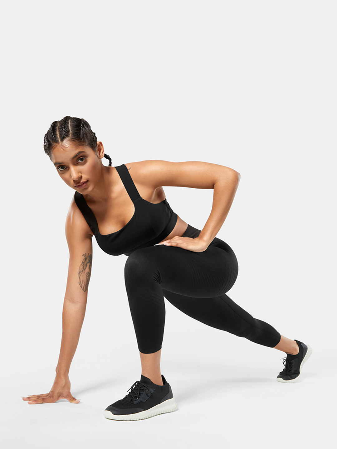 High-Waisted 7/8 Gym Leggings - Meredith