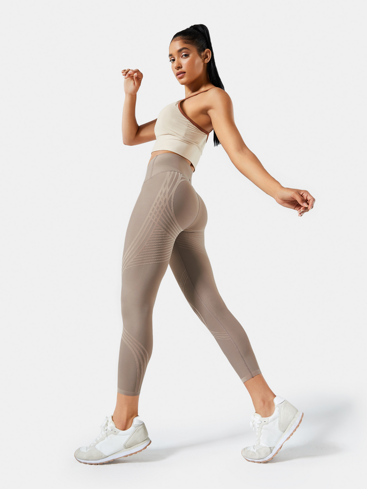 High-Waisted 7/8 Gym Leggings - Meredith