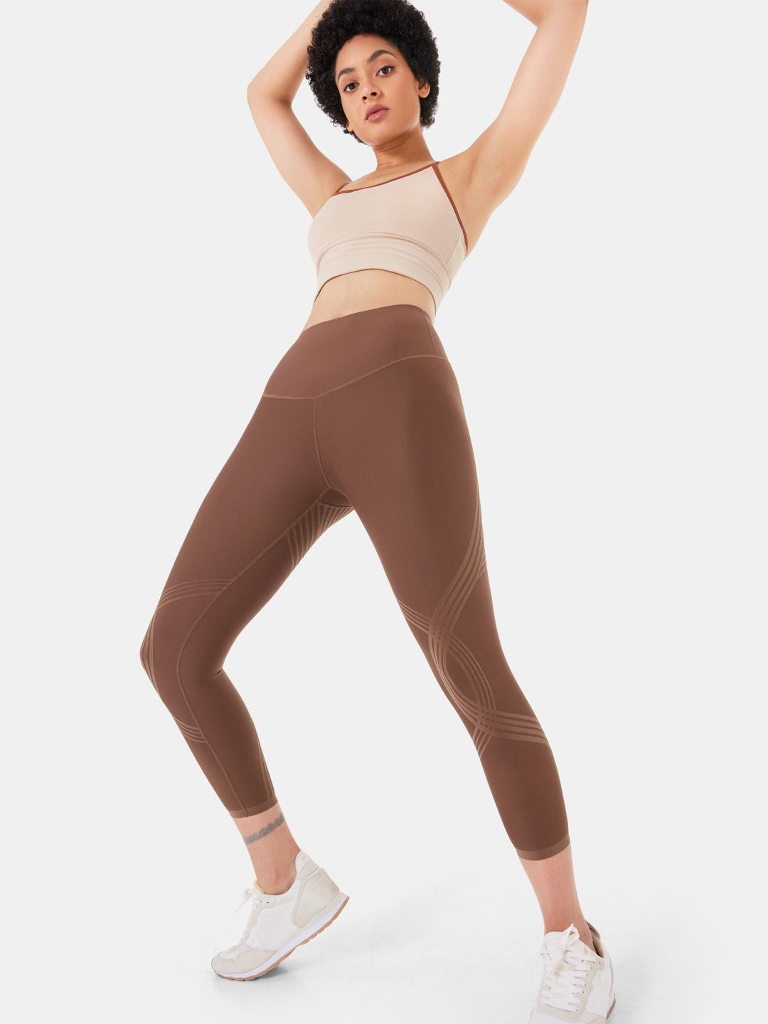 High-Waisted 7/8 Gym Leggings - Meredith