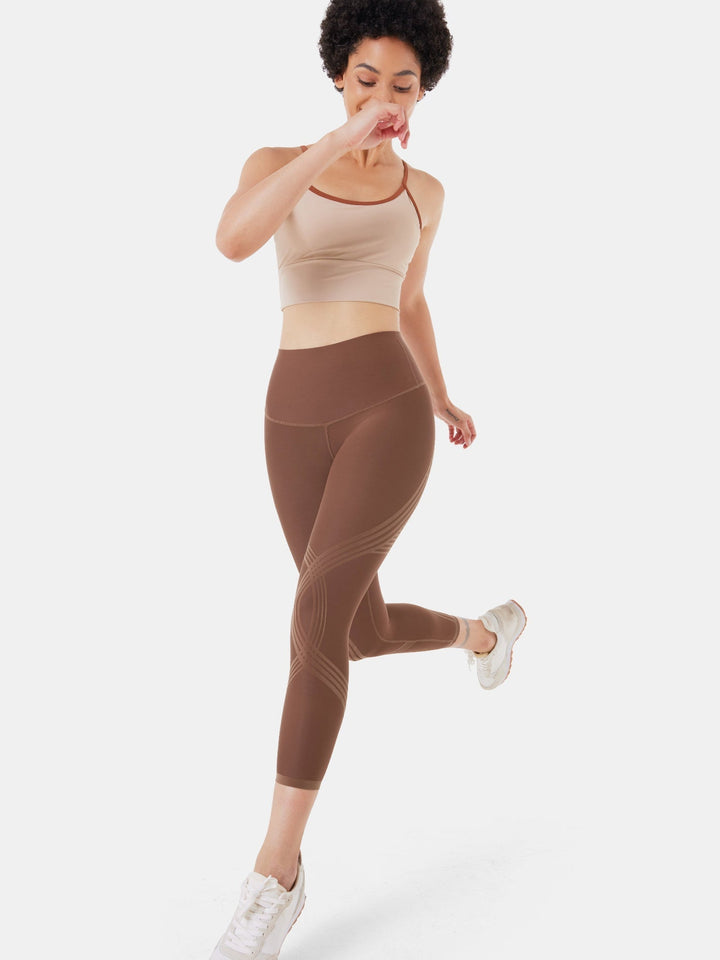 High-Waisted 7/8 Gym Leggings - Meredith