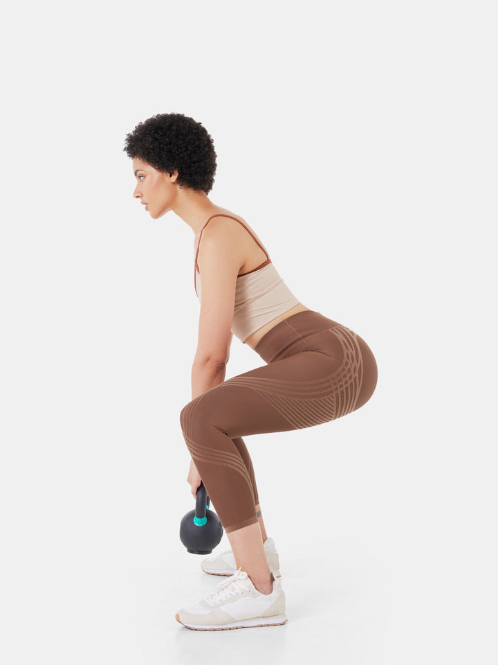 High-Waisted 7/8 Gym Leggings - Meredith