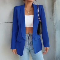 Stijlvolle Damesblazer van Polyester-Katoen - SophieBlaze