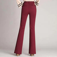 Slim Flared High Waist Pants – Mila
