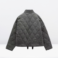 Padded Women's Jacket with Drawstring and Zipper – Lorena