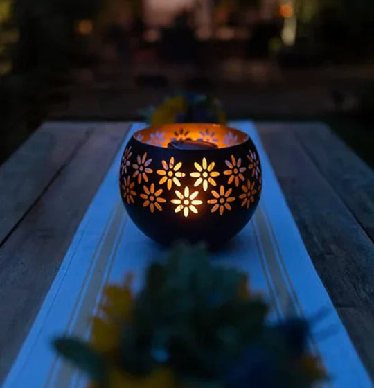 Floral Candle Lamp with Fragrance Diffuser – Fleuris