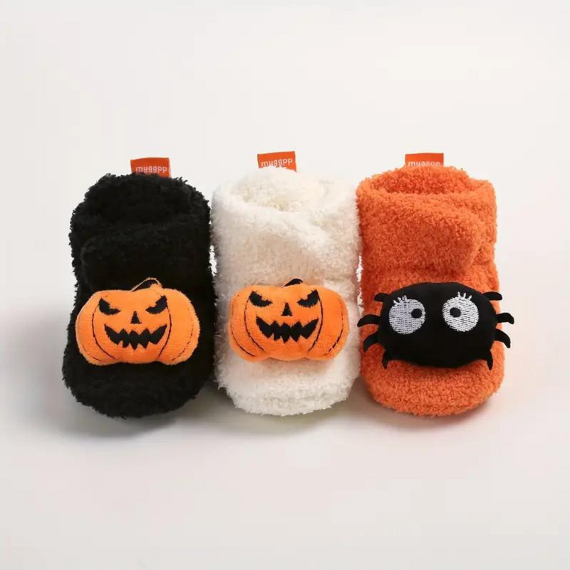 Kinder Halloween Sloffen met Cartoonprint – SpookySteps