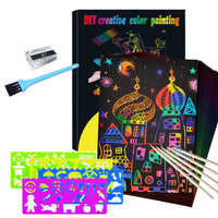 Scratch Card Set with Magical Rainbow Colors - ColorBurst