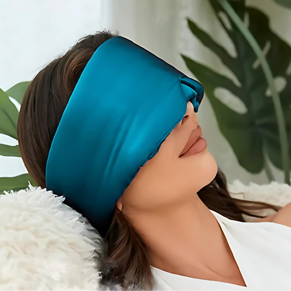 Luxury Pure Mulberry Silk Sleep Mask - LunaPure