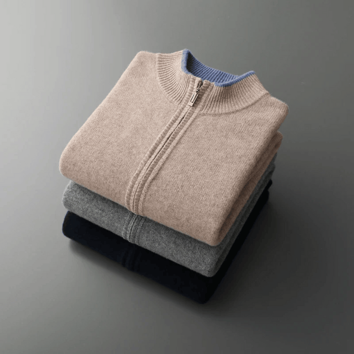 Heren Kasjmier Zip-Jack – Laurent