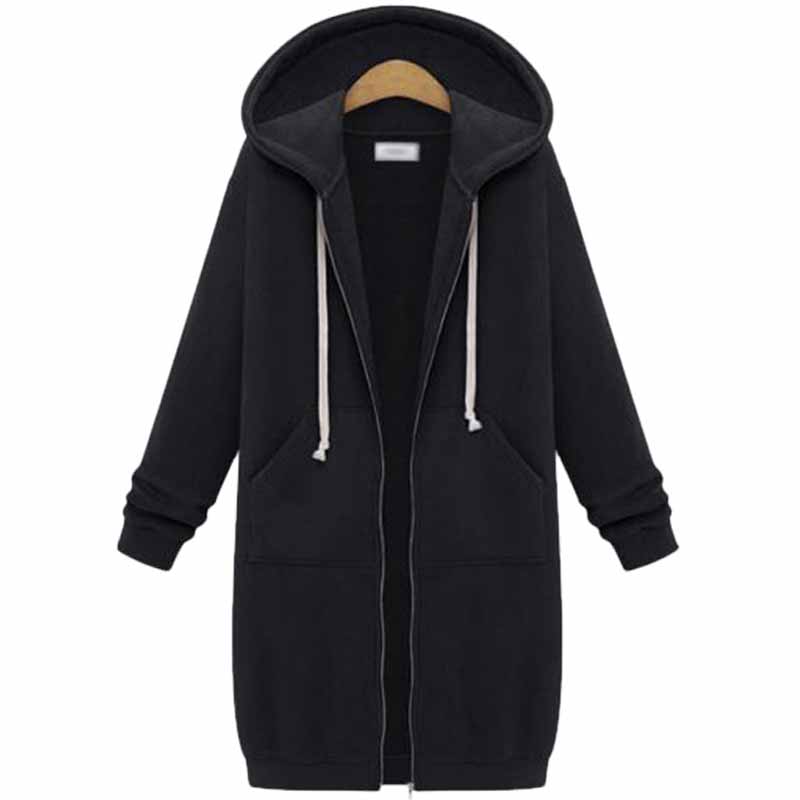 Casual Lang Damesvest - CozyZip