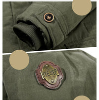 Sammy Jackson™ Julian zimowa parka | Długa zimowa kurtka z bawełny