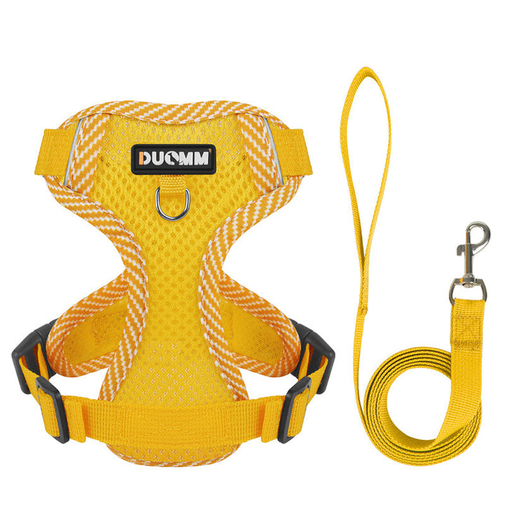 Reflecterende Tuig en Riem Set voor Kleine Honden - AirFlex