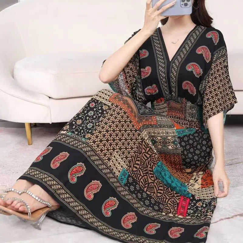 Sammy Jackson™ Sukienka Maxi Mia | Retro i Casual