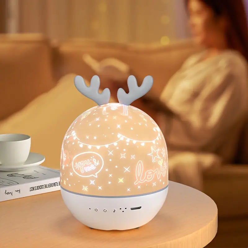 Projektor gwiazd nocna lampka - światło do snu