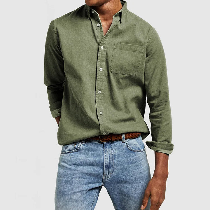 Casual Overhemd met Stijlvolle Details - Evan