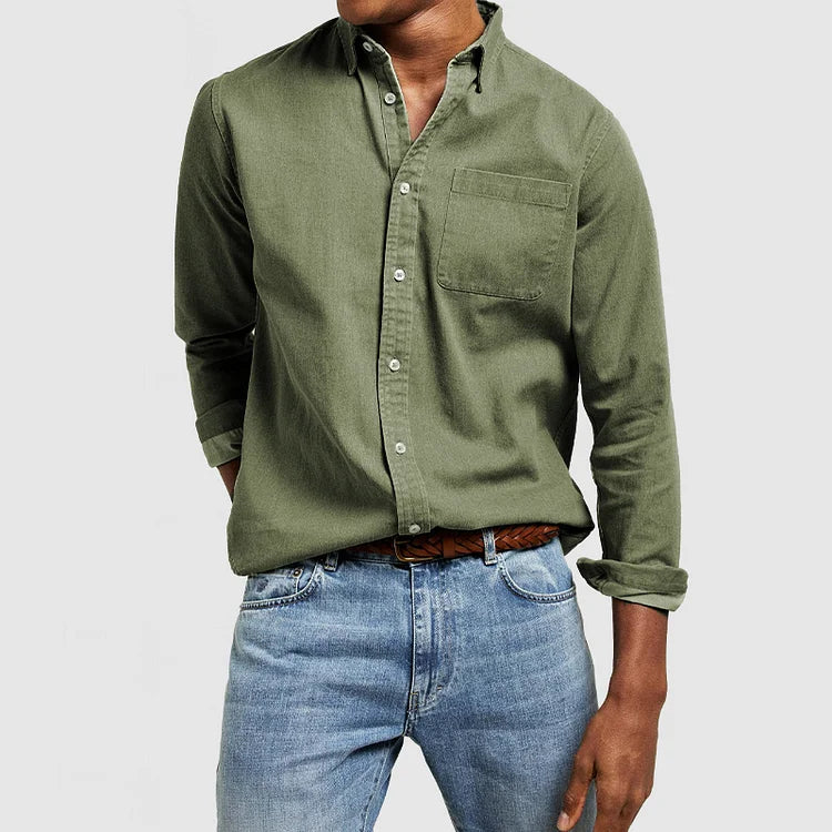 Casual Overhemd met Stijlvolle Details - Evan