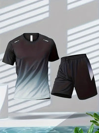 Two-piece breathable men's sports set - Jarek