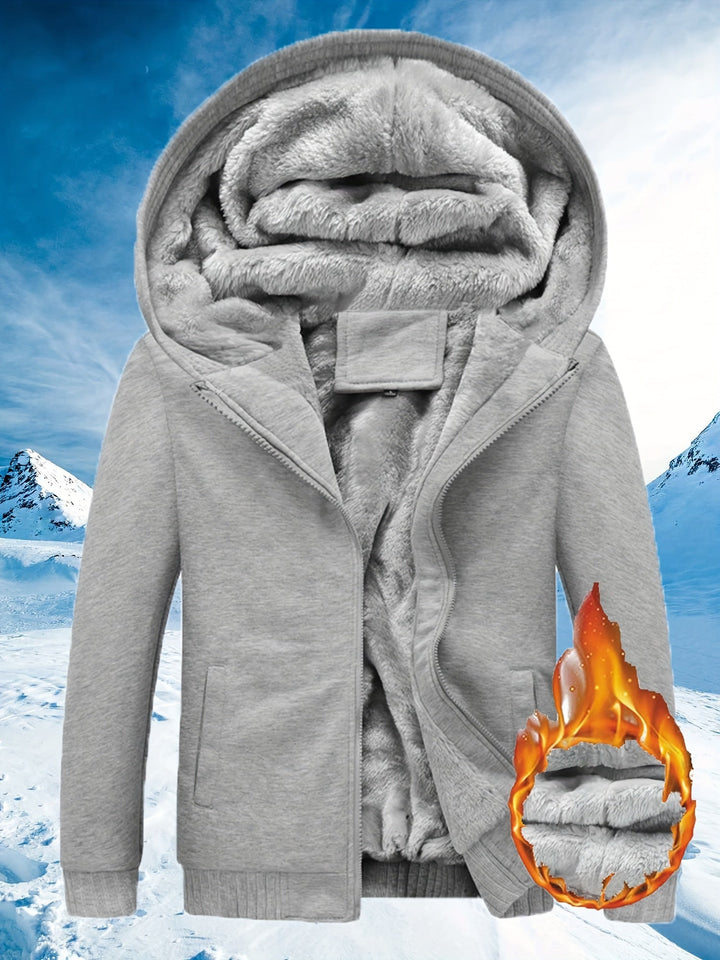 Winter Warm Fleece Jack met Capuchon - Dario