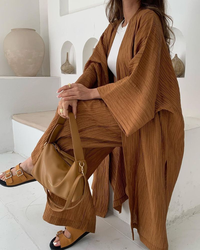 Casual two-piece set for women with jacket and pants - Thalia