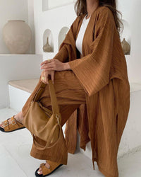 Casual two-piece set for women with jacket and pants - Thalia