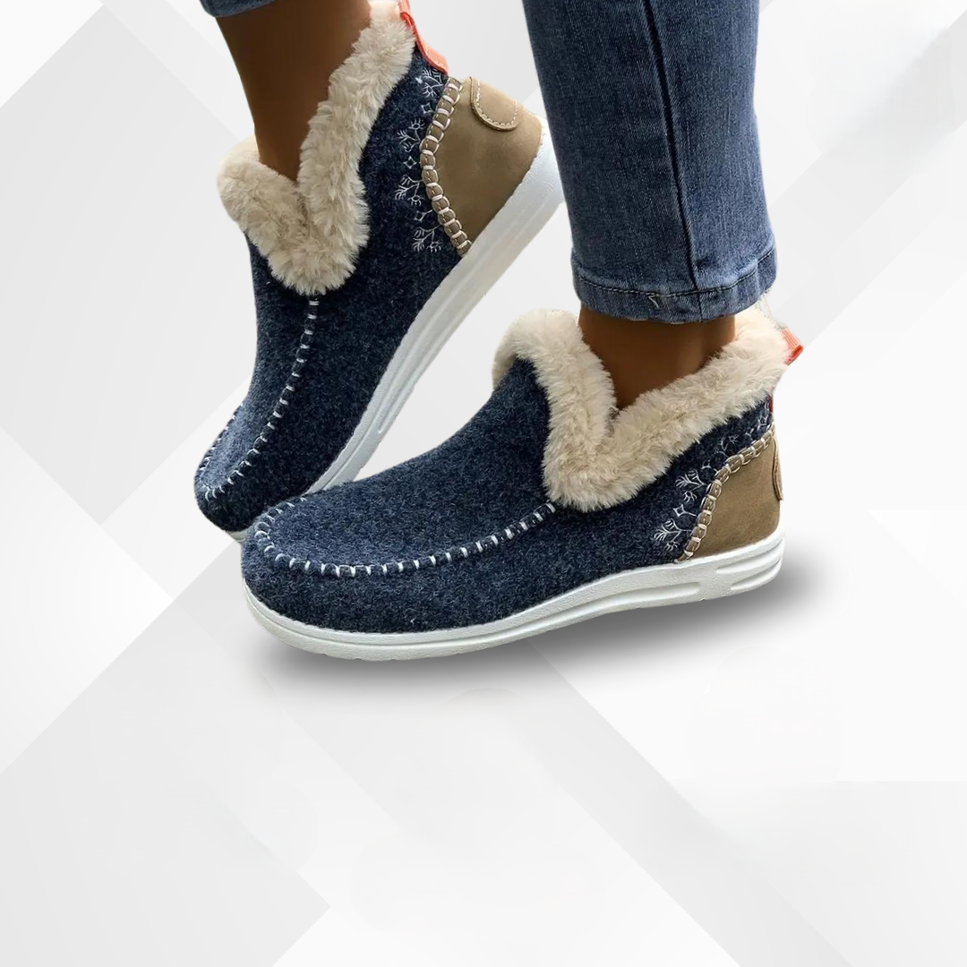 Women's Slippers with Plush Lining – Valeria