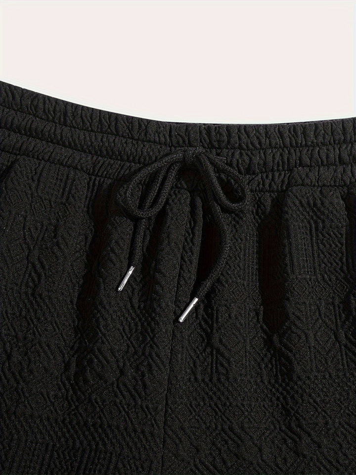 Summer Shorts Men's Basic Look with Drawstring Pocket Comfort - Finn