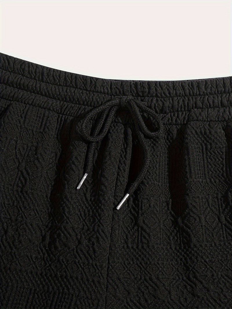 Summer Shorts Men's Basic Look with Drawstring Pocket Comfort - Finn