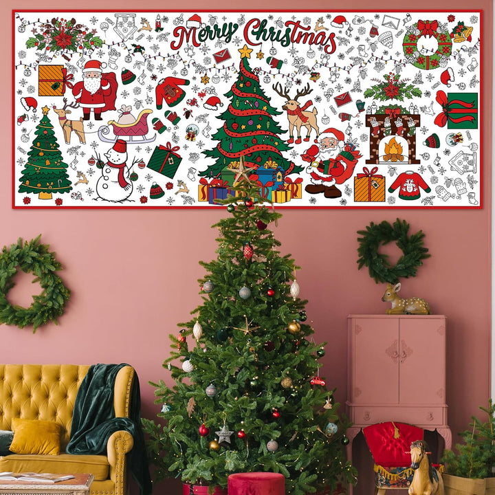 Jumbo Kleur Tafelkleed voor Kerst - ColorFest