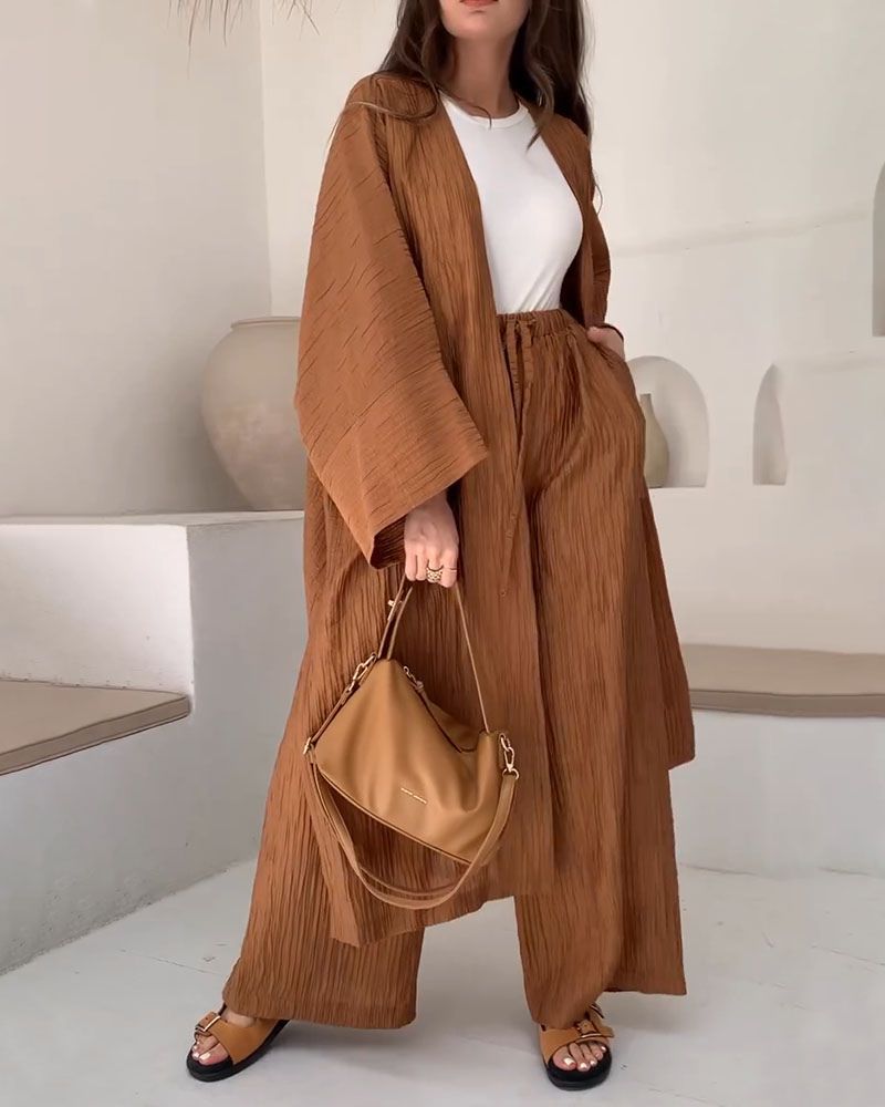 Casual two-piece set for women with jacket and pants - Thalia