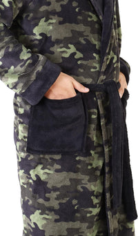 Comfortable Men's Fleece Bathrobe - Harry