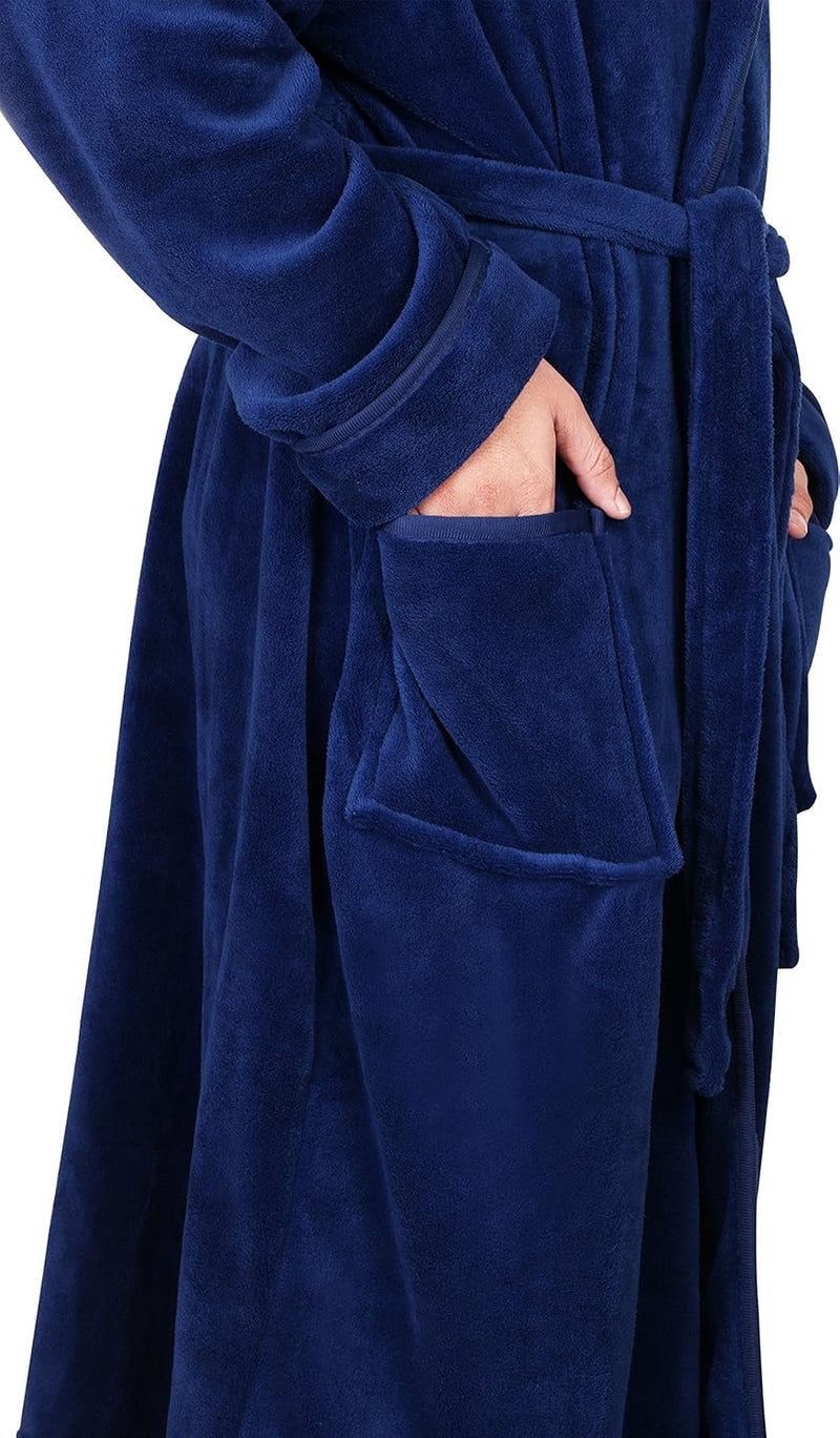 Comfortable Men's Fleece Bathrobe - Harry