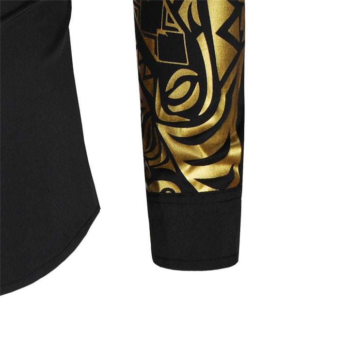 Men's Shirt with Gold Details – Darius