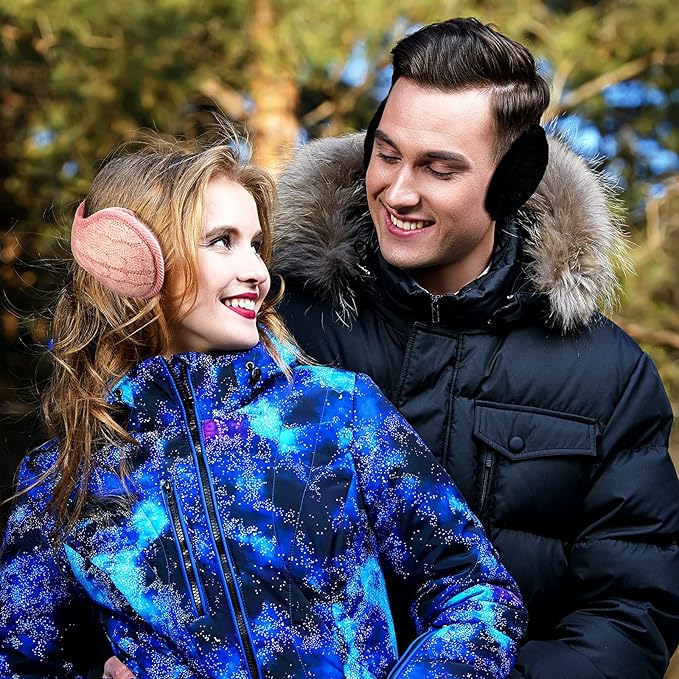 Unisex Foldable Knit Ear Warmers Set of 4 – BundleMuffs
