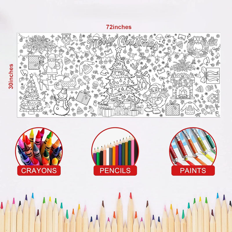 Jumbo Kleur Tafelkleed voor Kerst - ColorFest